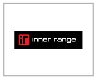 Inner Range logo punase ikooni ja musta tekstiga valgel taustal.